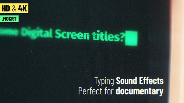 Computer Screen Titles for Premiere Pro