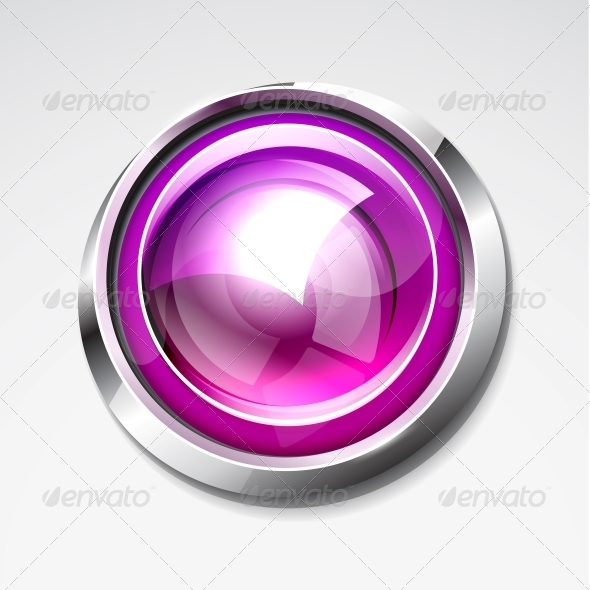 Glossy Buttons - Web Elements Vectors
