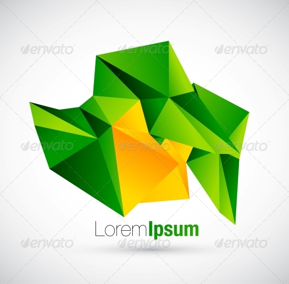 Abstract Colorful Geometric Vector Background - Decorative Symbols Decorative