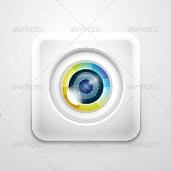 Camera Application Icon - Web Elements Vectors