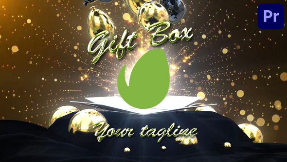 Gift Box Logo for Premiere Pro