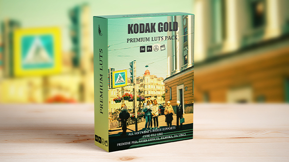 Kodak Gold Cinematic Film Travel Video Luts Presets