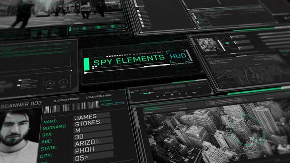 Spy Elements HUD For Premiere Pro