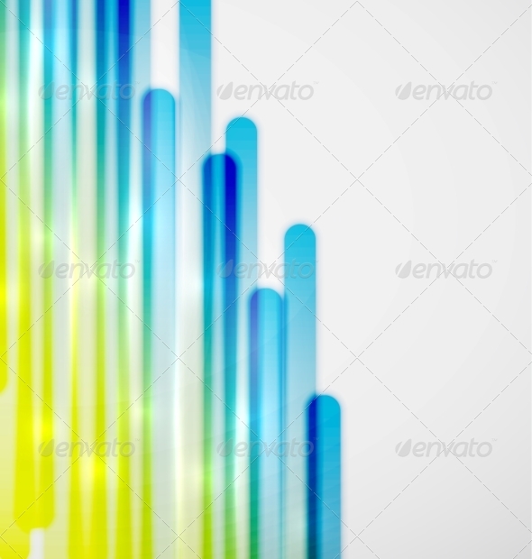 Color Lines Vector Background - Backgrounds Decorative