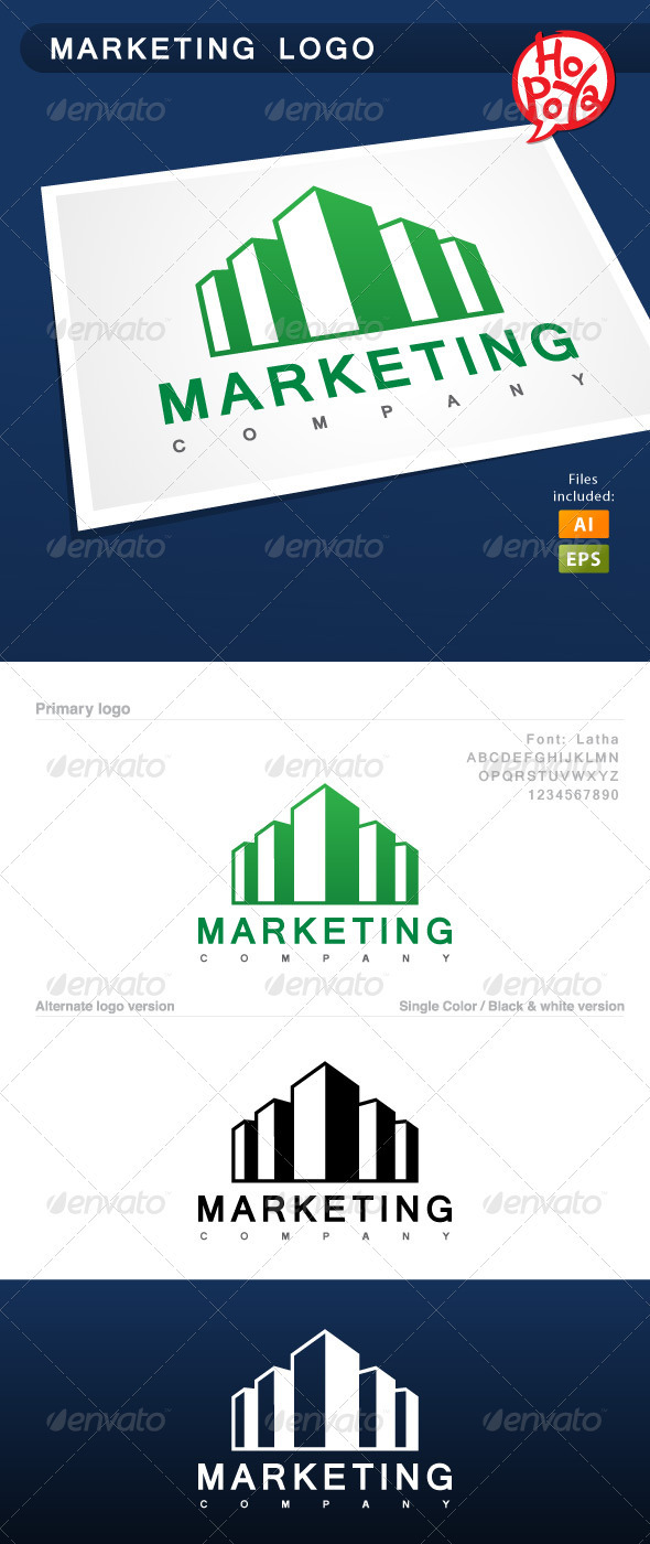 Marketing Logo - Symbols Logo Templates