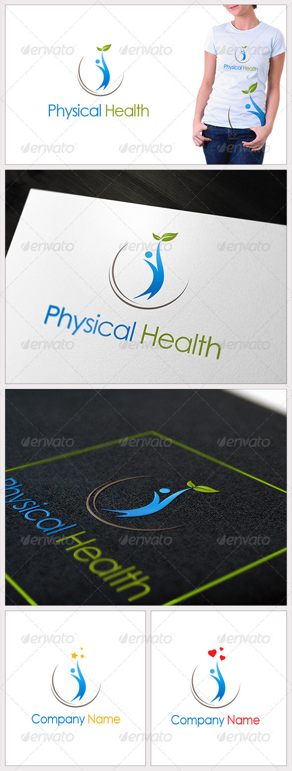 Physical Health - Humans Logo Templates