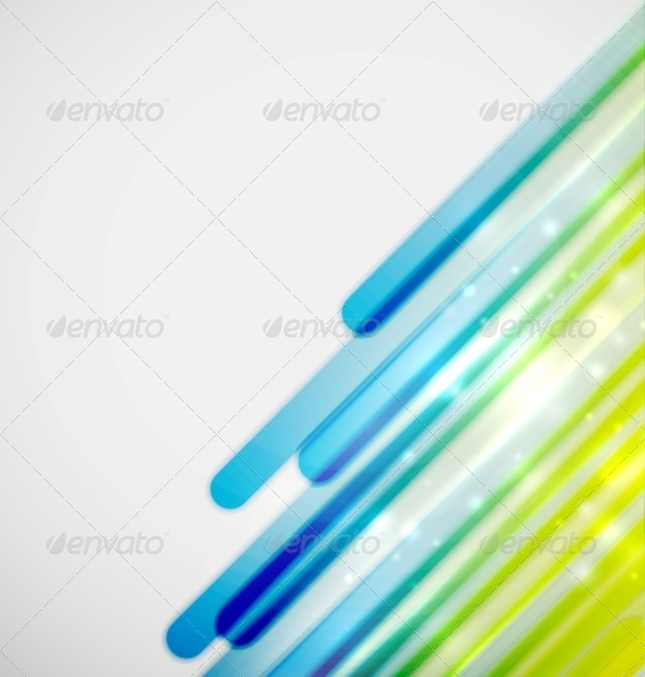 Color Lines Vector Background - Backgrounds Decorative