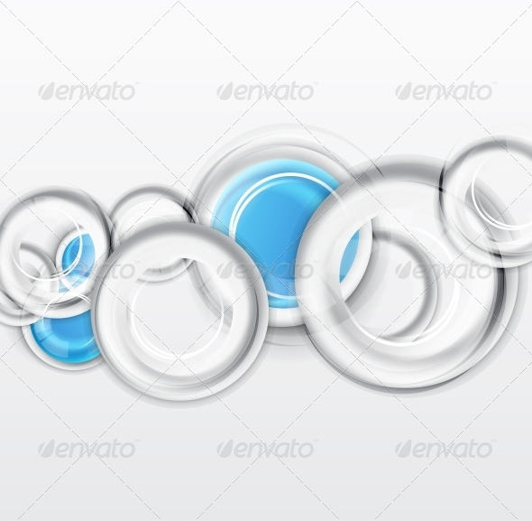 Circles Geometrical Background - Backgrounds Decorative