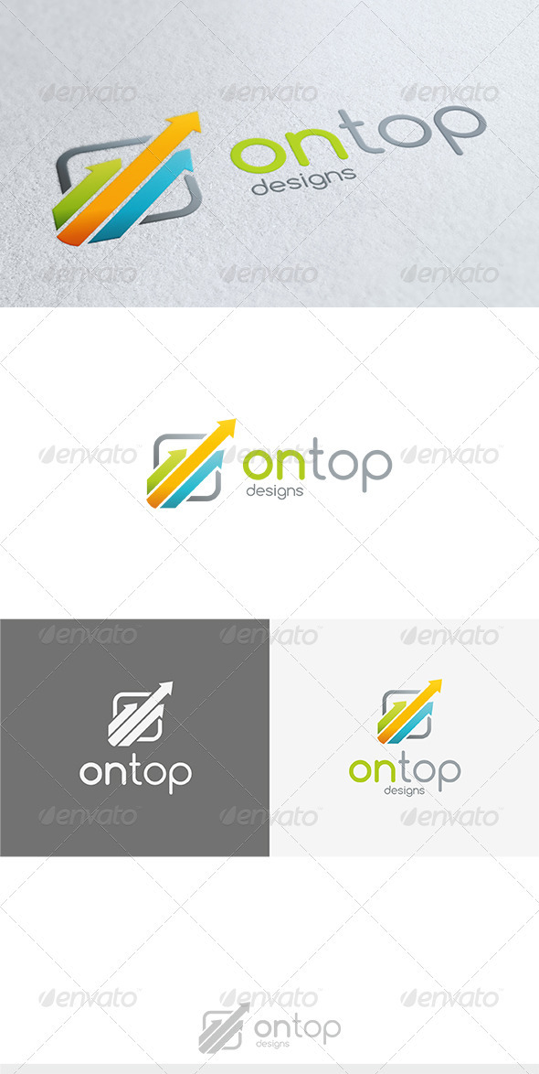 On Top Logo - Vector Abstract