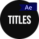 Titles - VideoHive Item for Sale