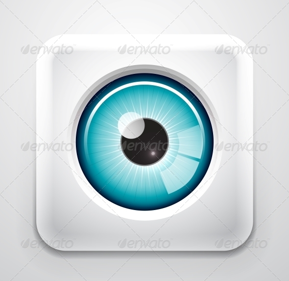 Eye Button - Web Elements Vectors