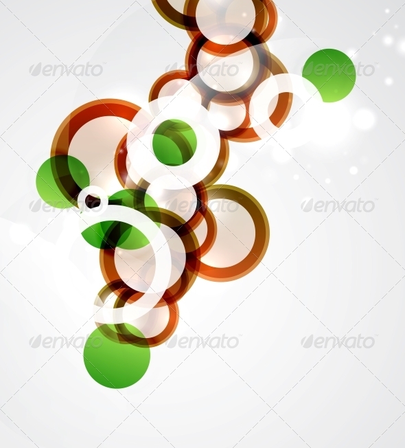 Abstract Circles Background - Backgrounds Decorative