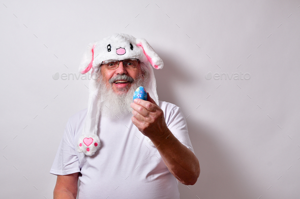a person dressed as an easter bunny