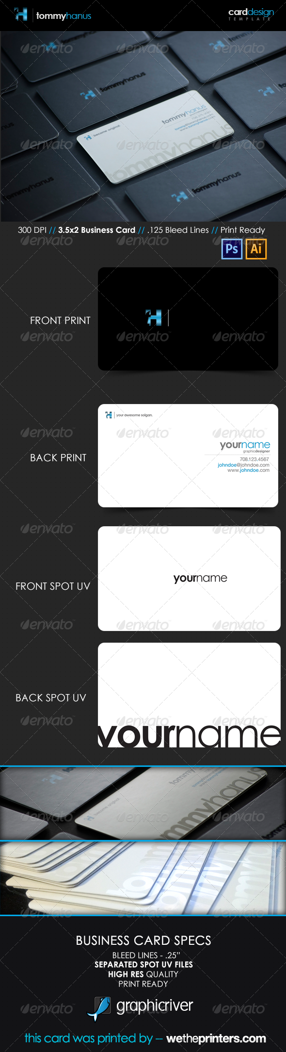 Sleek Modern Business Card - Corporate Business Cards