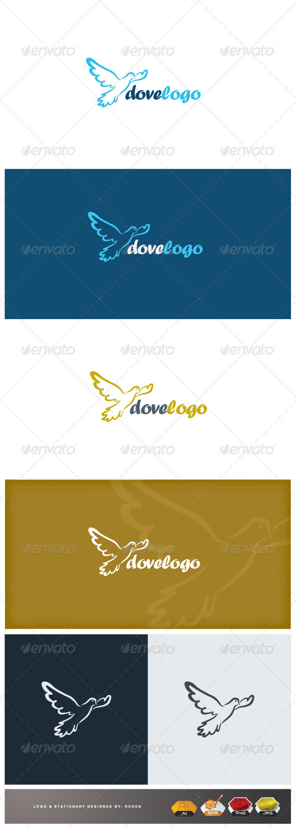 Dove - Animals Logo Templates