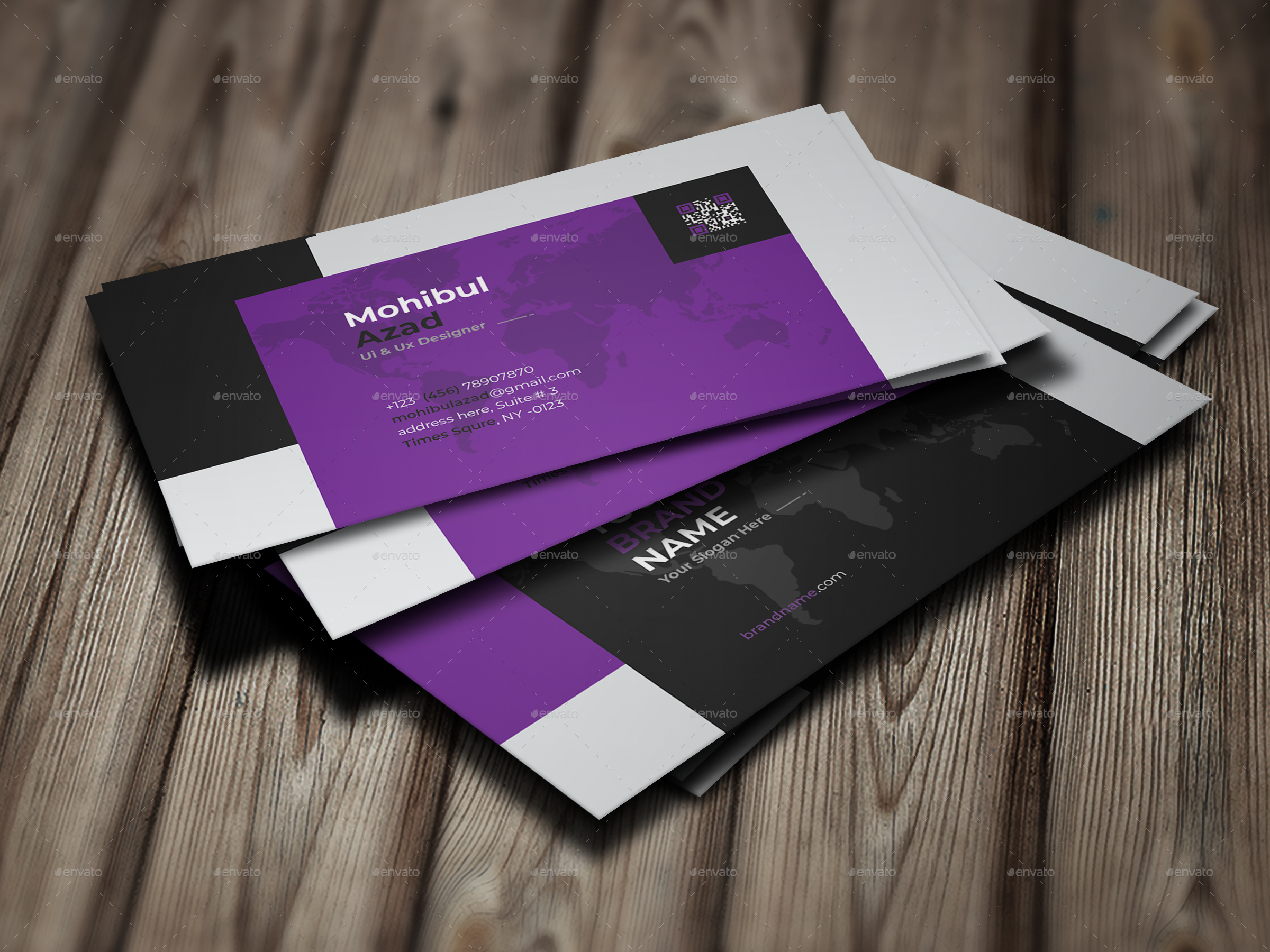 Corporate Business Card Design, Print Templates GraphicRiver
