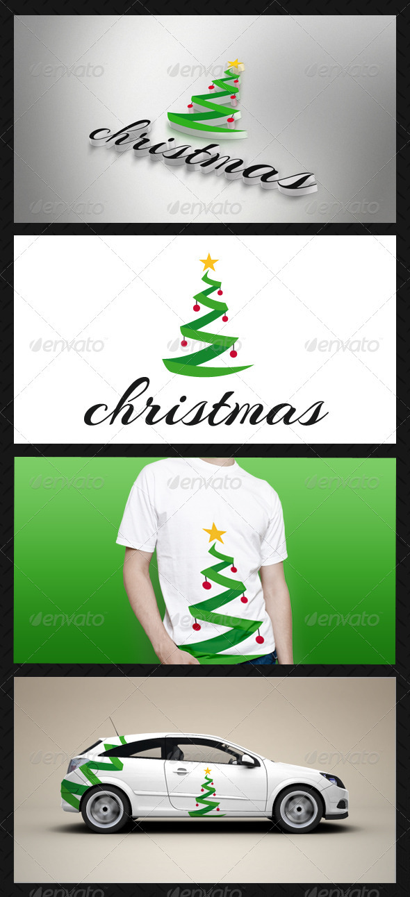 Christmas Tree Logo Template - Nature Logo Templates