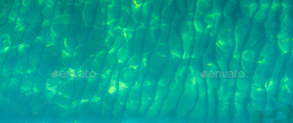 Green Abstract Texture Background Of Emerald Green Sea Water. Top View ...