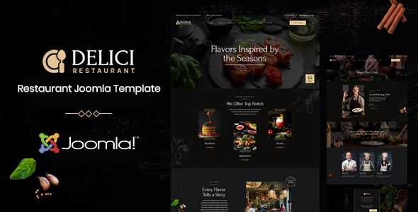 DELICI - Restaurant Joomla 5 Template