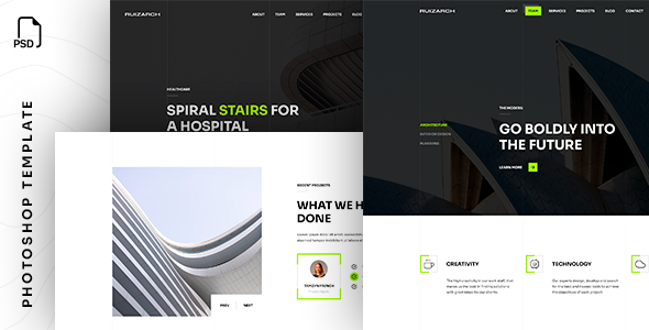 Ruizarch - Architecture & Design PSD Template