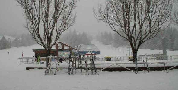 Whistler Blackcomb Snowing Day