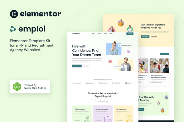 Emploi – Human Resources & Recruitment Agency Elementor Template Kit