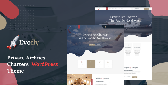 Evofly – Private Airline Charter WordPress Theme