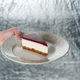 Pies of fresh baked cheesecake on a plate - PhotoDune Item for Sale