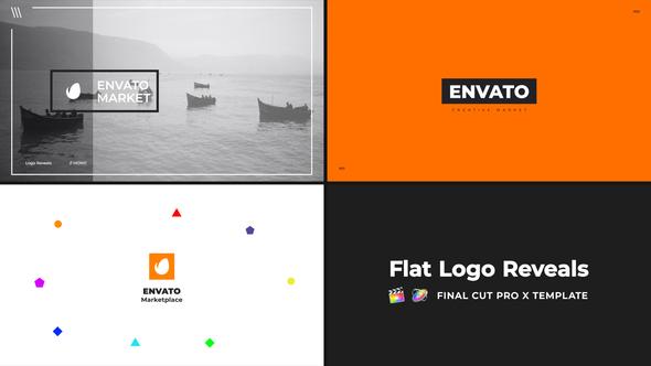Flat Logo Reveals | Final Cut Pro