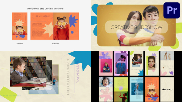 Creative Colorful Slideshow for Premiere Pro