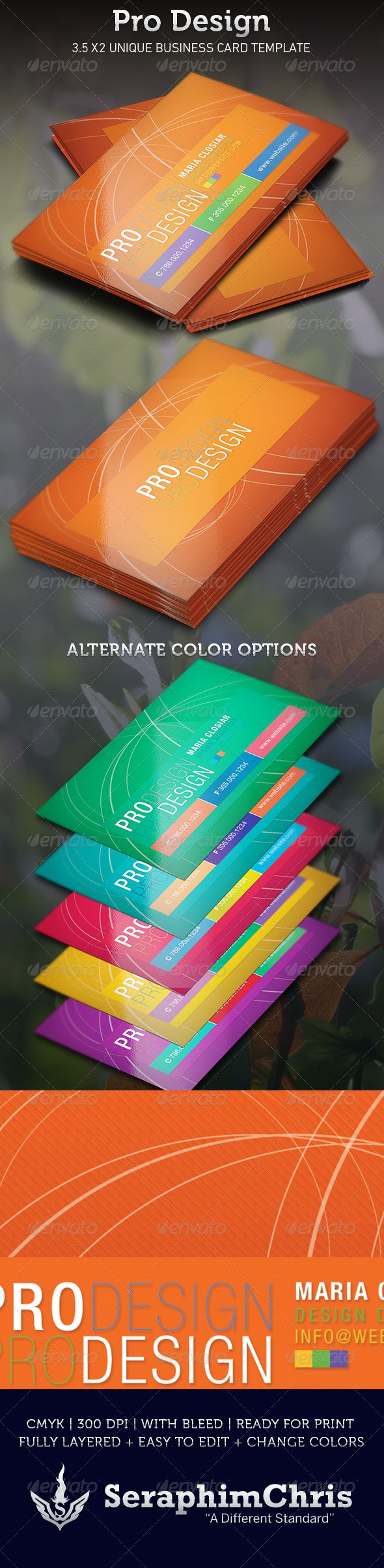Pro Design Business Card Template - Creative Business Cards