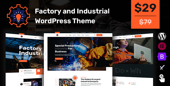Pentair – Factory and Industrial WordPress Theme