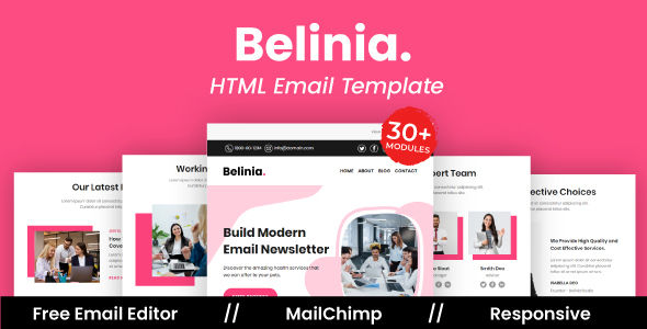 [DOWNLOAD]Belinia Agency - Multipurpose Responsive Email Template