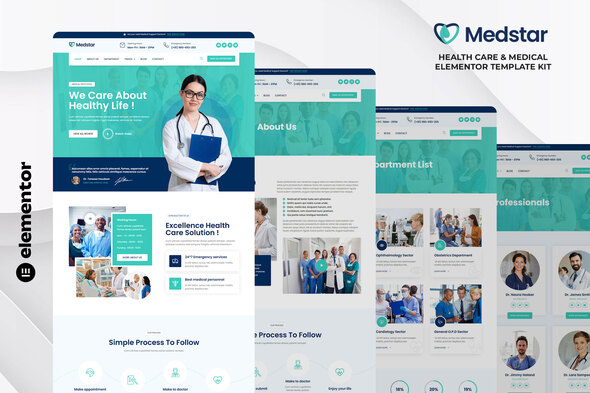 Medstar - Health Care & Medical Elementor Template Kit