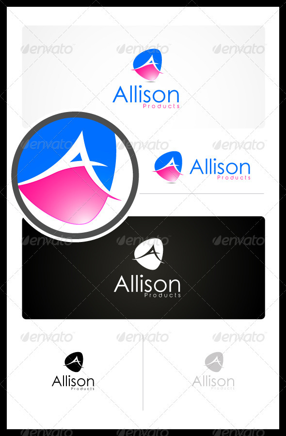 Allison Beauty Products - Letters Logo Templates
