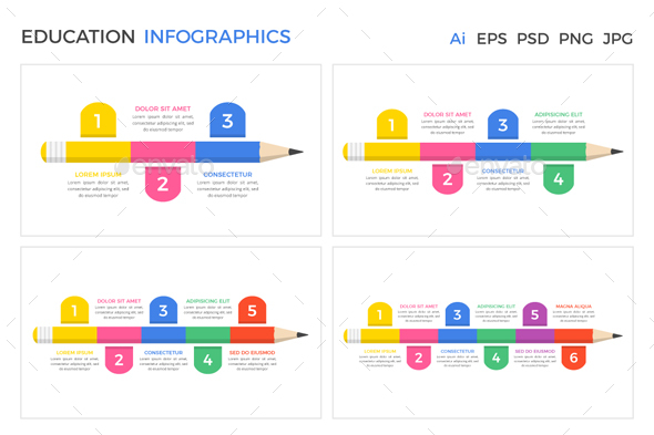 [DOWNLOAD]Education Infographics with Pencil