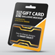 6 Exclusive Gift Card Mockup