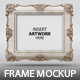 5 Realistic Classic Frame Mockup