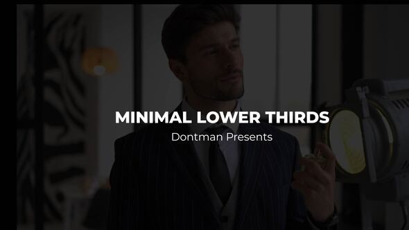 Minimal Lower Thirds | Premiere Pro Template