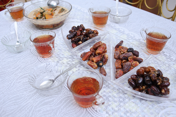 Dates for the holy month of Ramadan, Food
