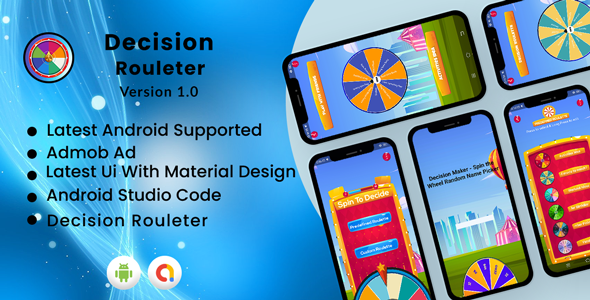 Spin To Decide - Decision Maker Wheel | Android App | Admob Ads