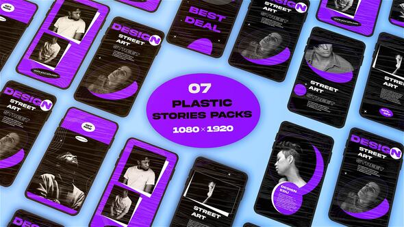 Plastic Theme Instagram Stories Pack