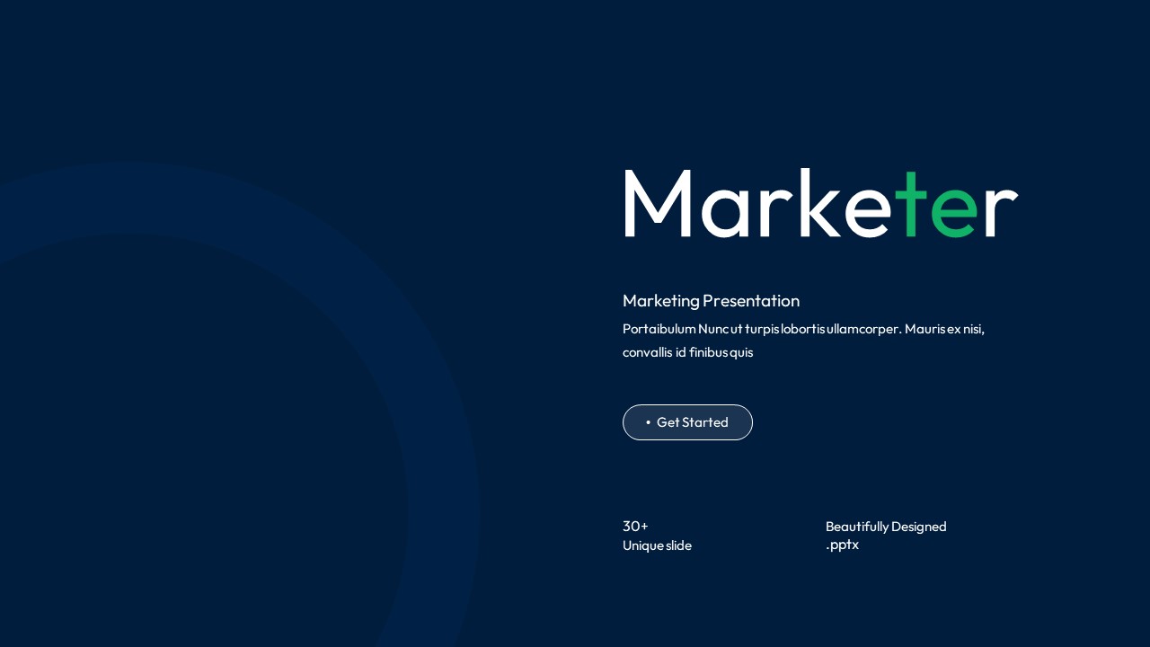 Marketer Business Powerpoint Presentation Presentation Templates
