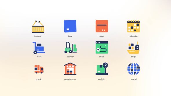 Shipping - Flat Icons