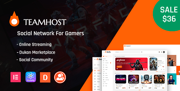 TeamHost - Gaming Community Theme
