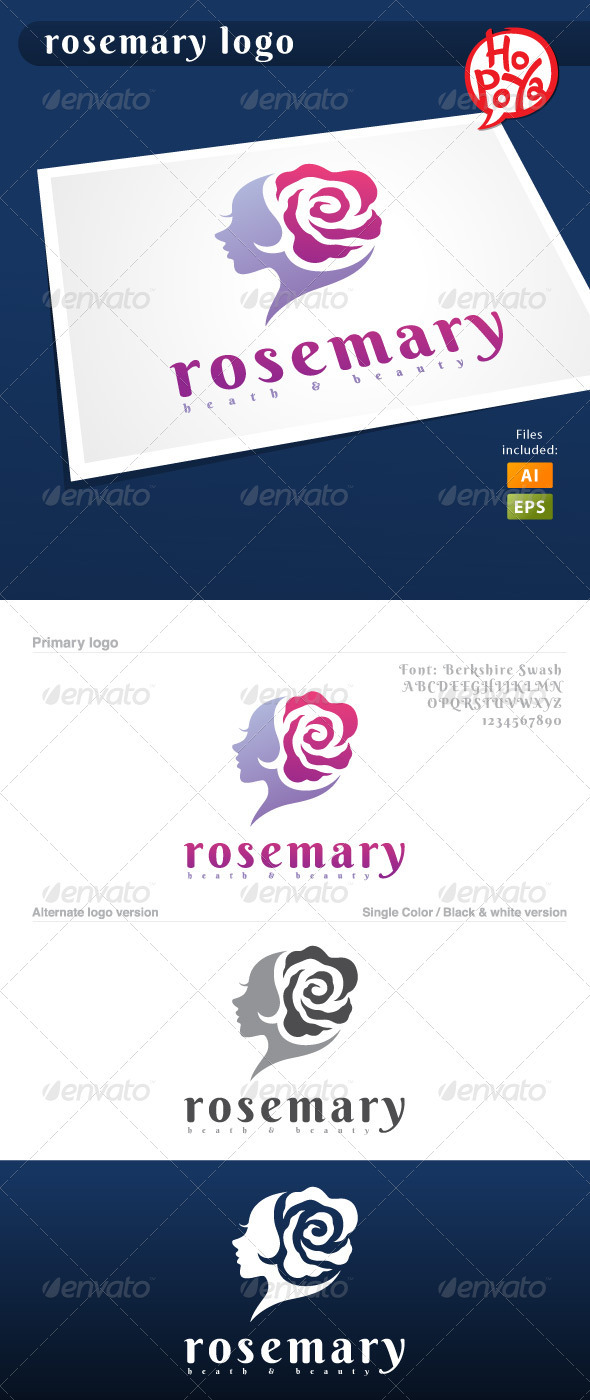 Rosemary Logo - Humans Logo Templates