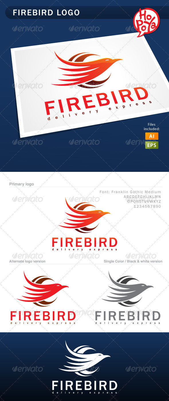 Firebird Logo - Animals Logo Templates