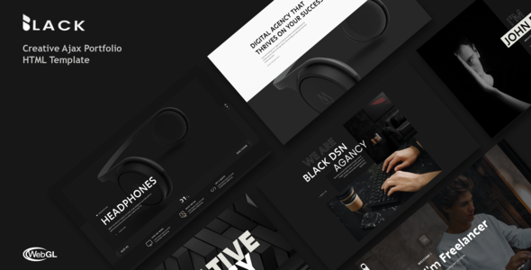 Blackdsn - Creative Ajax Portfolio HTML Template