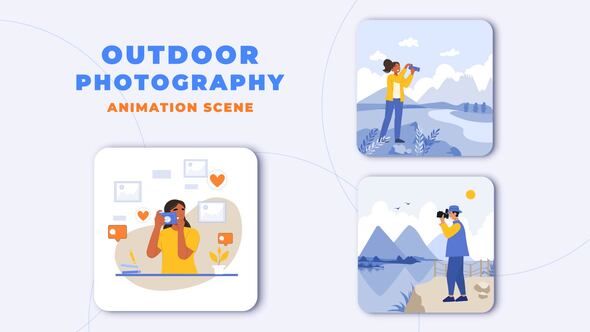 Outdoor Photography Animation Scene After Effects Template
