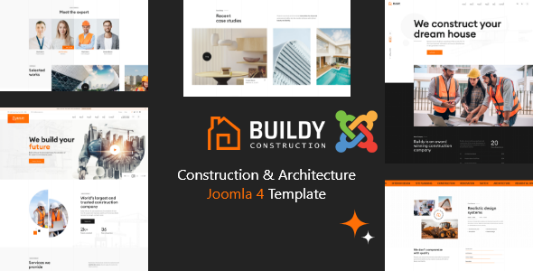 Buildy - Construction & Architecture Joomla 4 Template | Property Builders